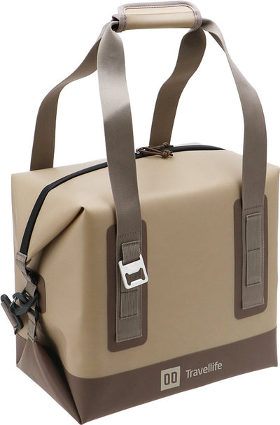 Travellife Freja Kühltasche 17l Beige – UV- und wasserfester Stoff – hält 6 Stunden kühl – kompakt faltbar