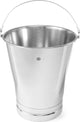 Hendi-Eimer mit Graduierung und verstärktem Boden – 15 l – Edelstahl