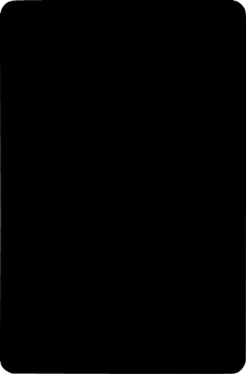 Büffelschnittkarte schwarz
