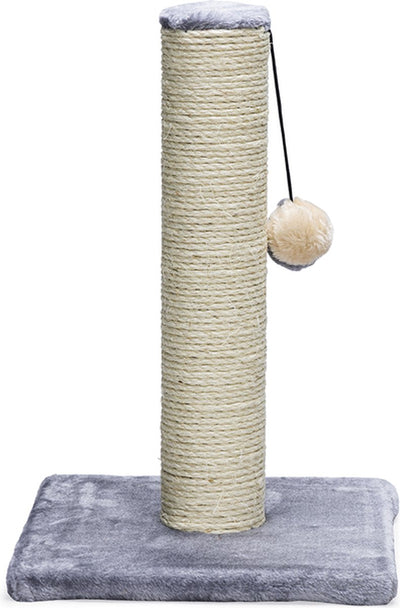 Beeztees Gina – Kratzbaum – Grau – Mini – 30 x 30 x 45 cm