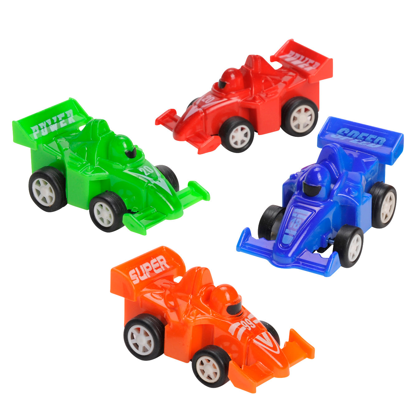 Rennwagen zurückziehen