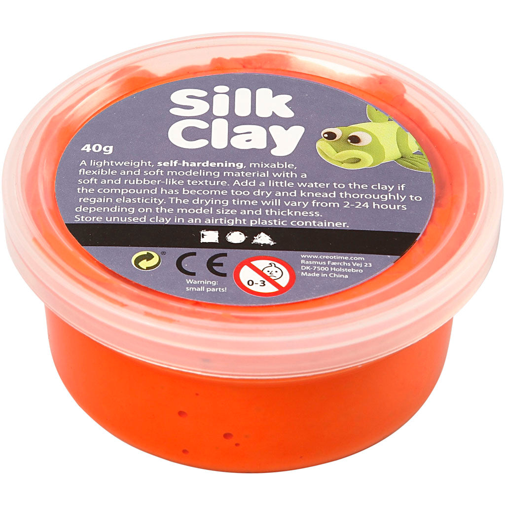 Silk Clay®, Orange, 40 gr 1 Box