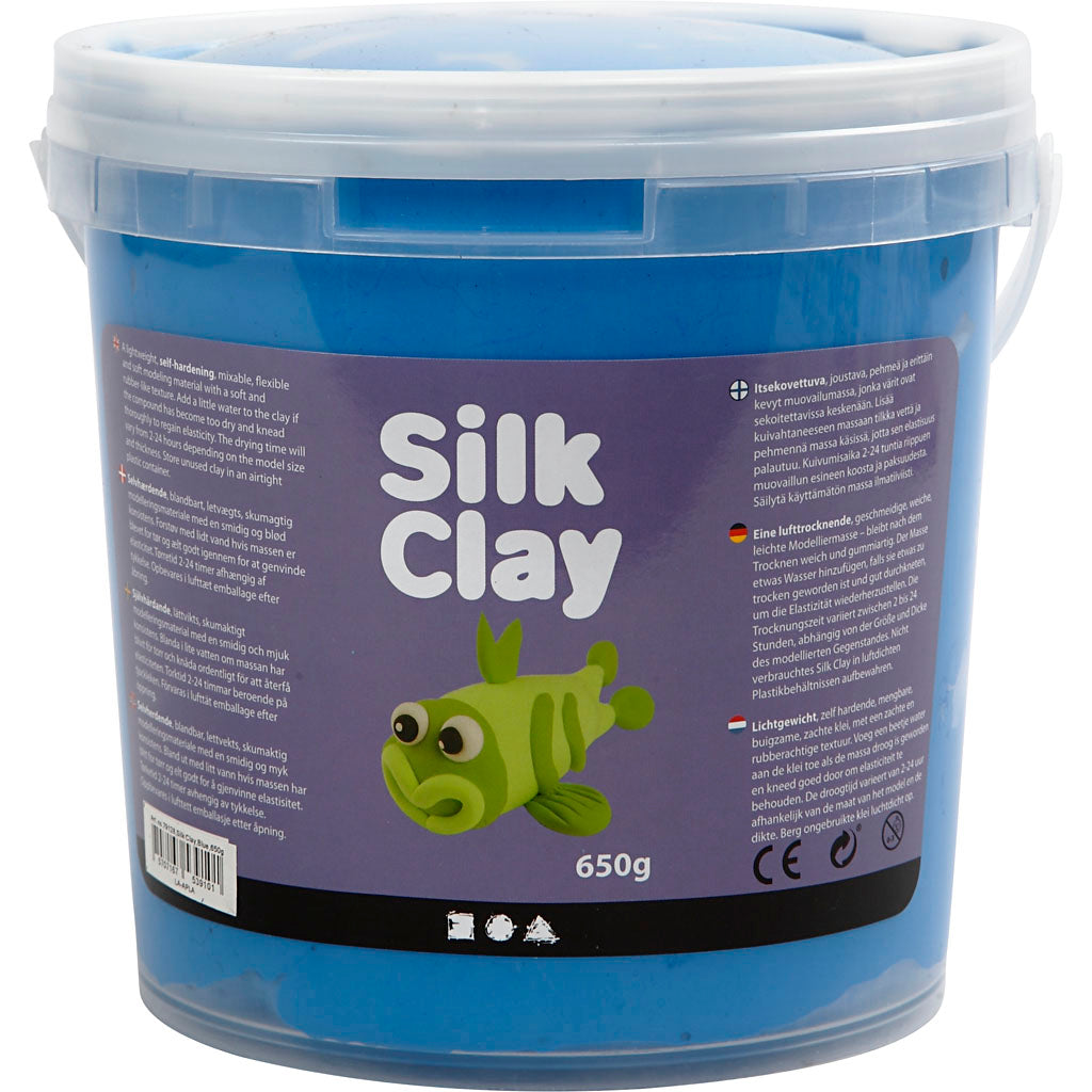 Silk Clay®, blau, 650 gr 1 Eimer