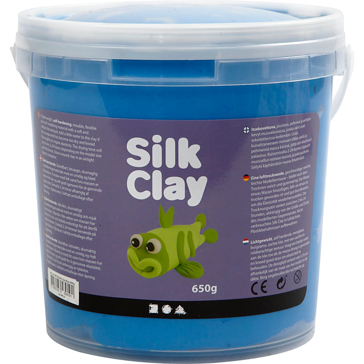 Silk Clay®, blau, 650 gr 1 Eimer