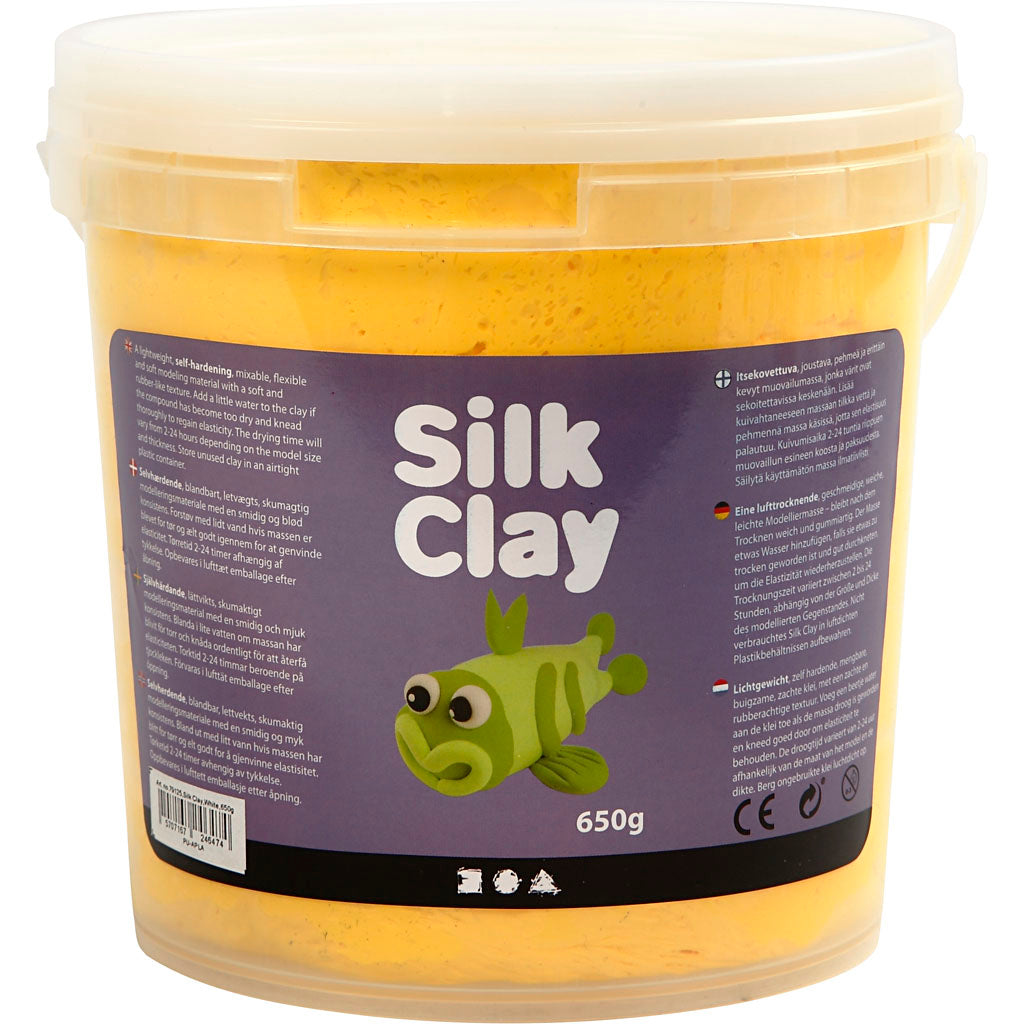 Silk Clay®, gelb, 650 gr 1 Eimer