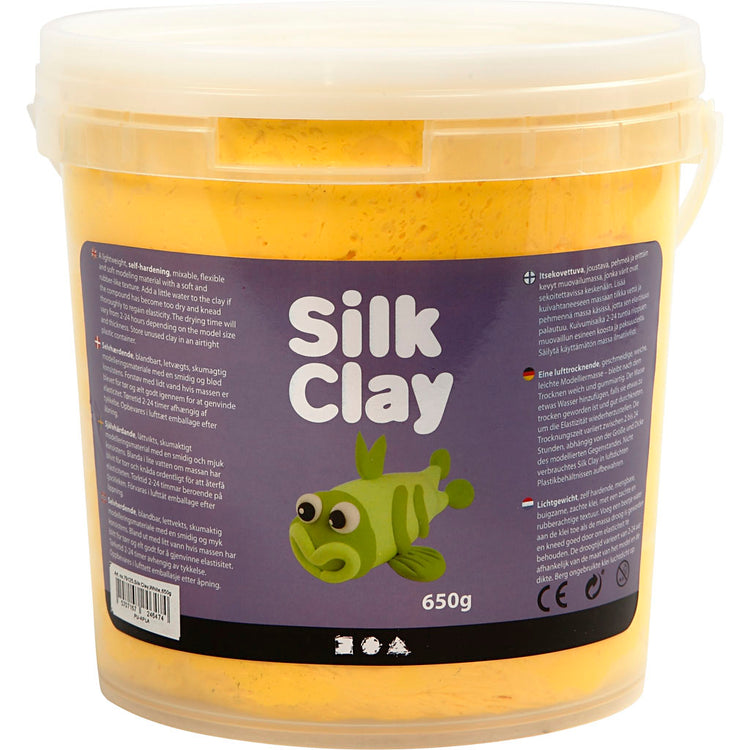 Silk Clay®, gelb, 650 gr 1 Eimer