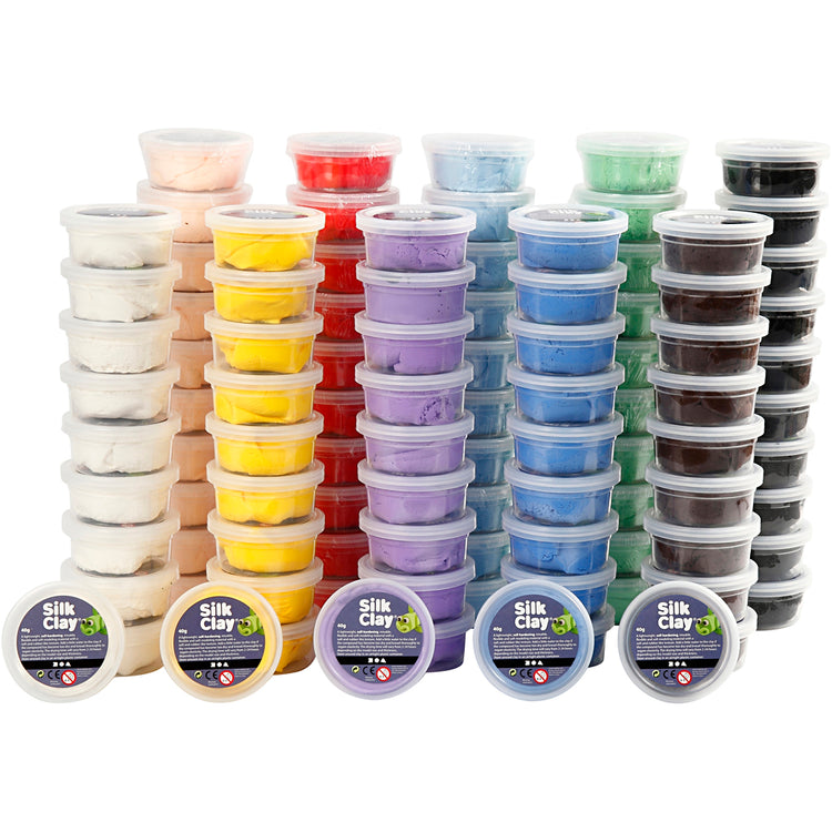 Silk Clay®, verschiedene Farben, 10er Box 1 Box