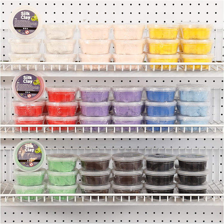 Silk Clay®, verschiedene Farben, 10er Box 1 Box