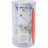 Creativ Company Stein-Ton-Mix, Blau-Grün-Harmonie, 1 Box - afbeelding 2