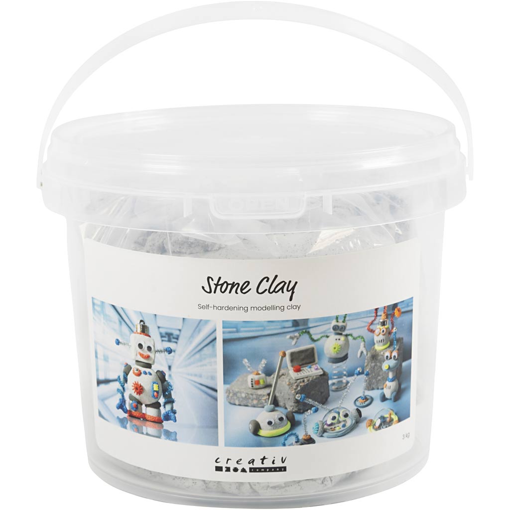 Creativ Company Steinton, 3 kg 1 Karton