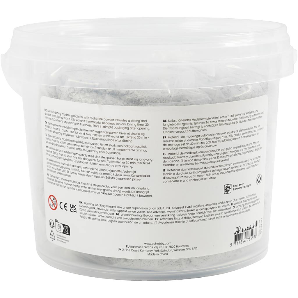 Creativ Company Steinton, 3 kg 1 Karton