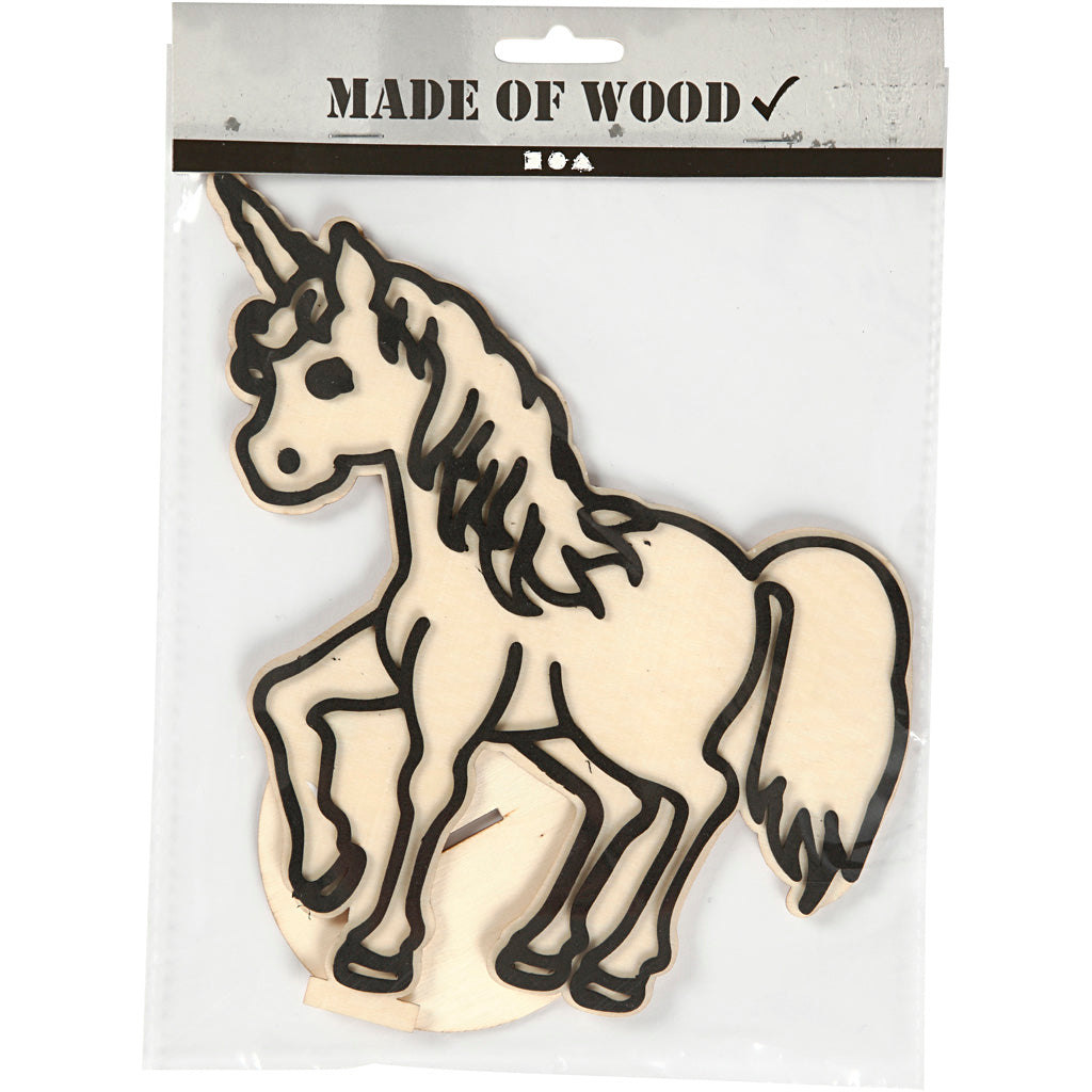 Creativ Company Dekofigur, Einhorn, H: 19 cm, 1 Stück