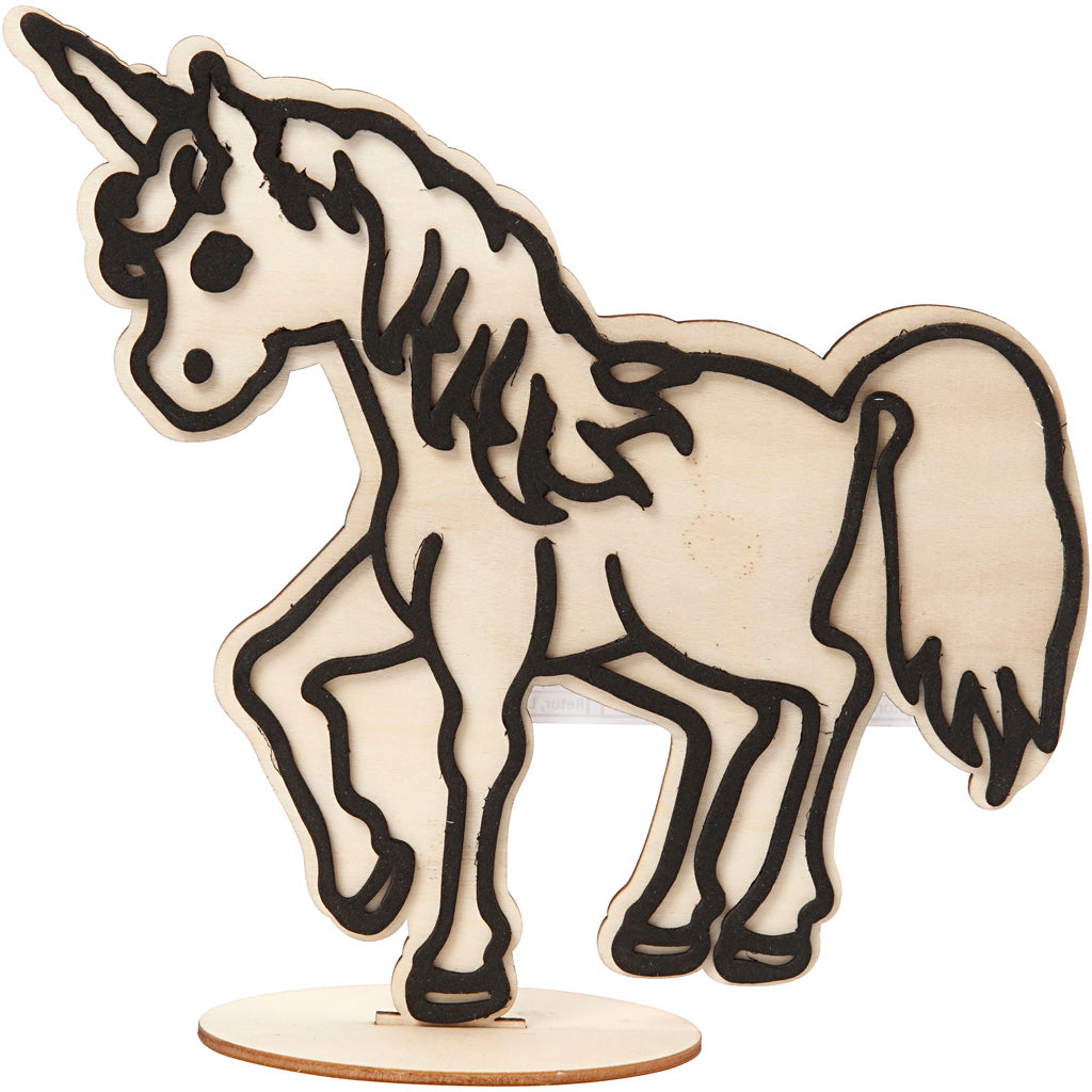 Creativ Company Dekofigur, Einhorn, H: 19 cm, 1 Stück