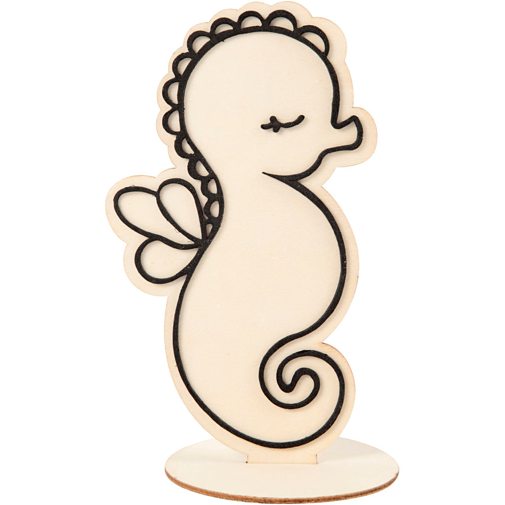 Creativ Company Dekofigur, Seepferdchen, H: 18 cm, 1 Stück