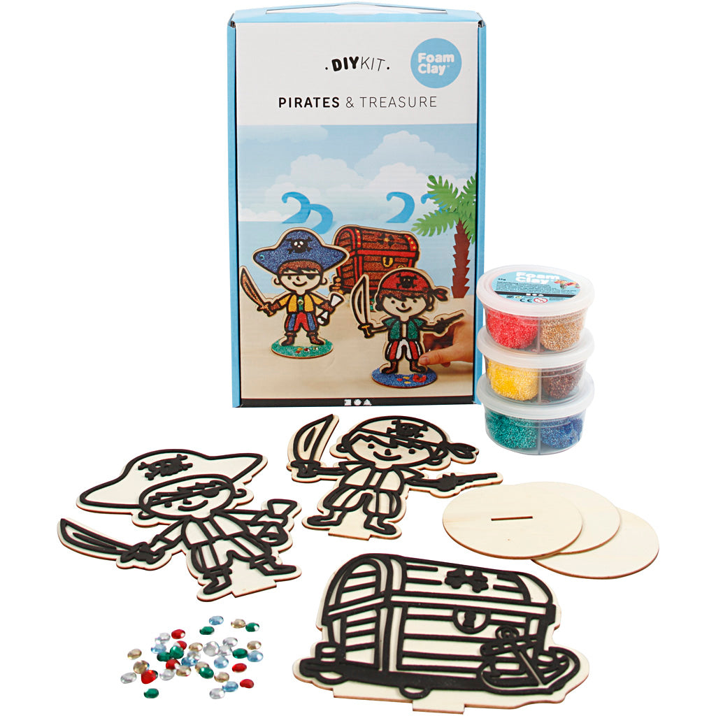 Foam Clay Piraten, 1 Set