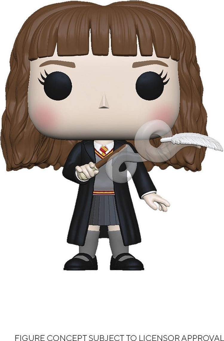 Funko Harry Potter – Pop! Filme, Vinyl, Hermine mit Feder, 9 cm, Sammelfigur – mehrfarbig