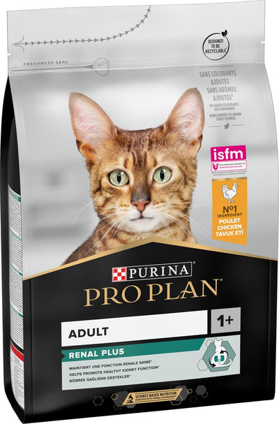 Pro Plan Adult Renal Plus – Trockenfutter für Katzen – Huhn – 3 kg