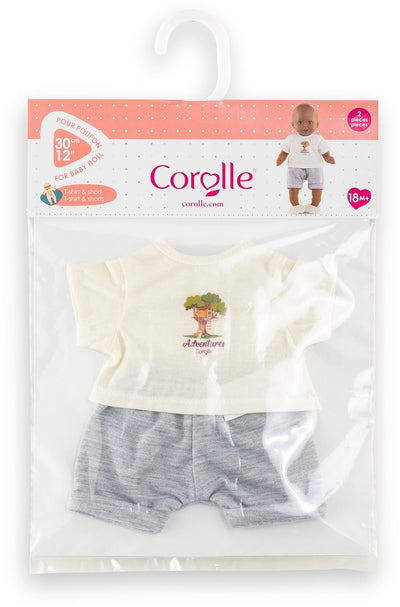 Corolle T-Shirt mit Shorts kleiner Entdecker – 30 cm