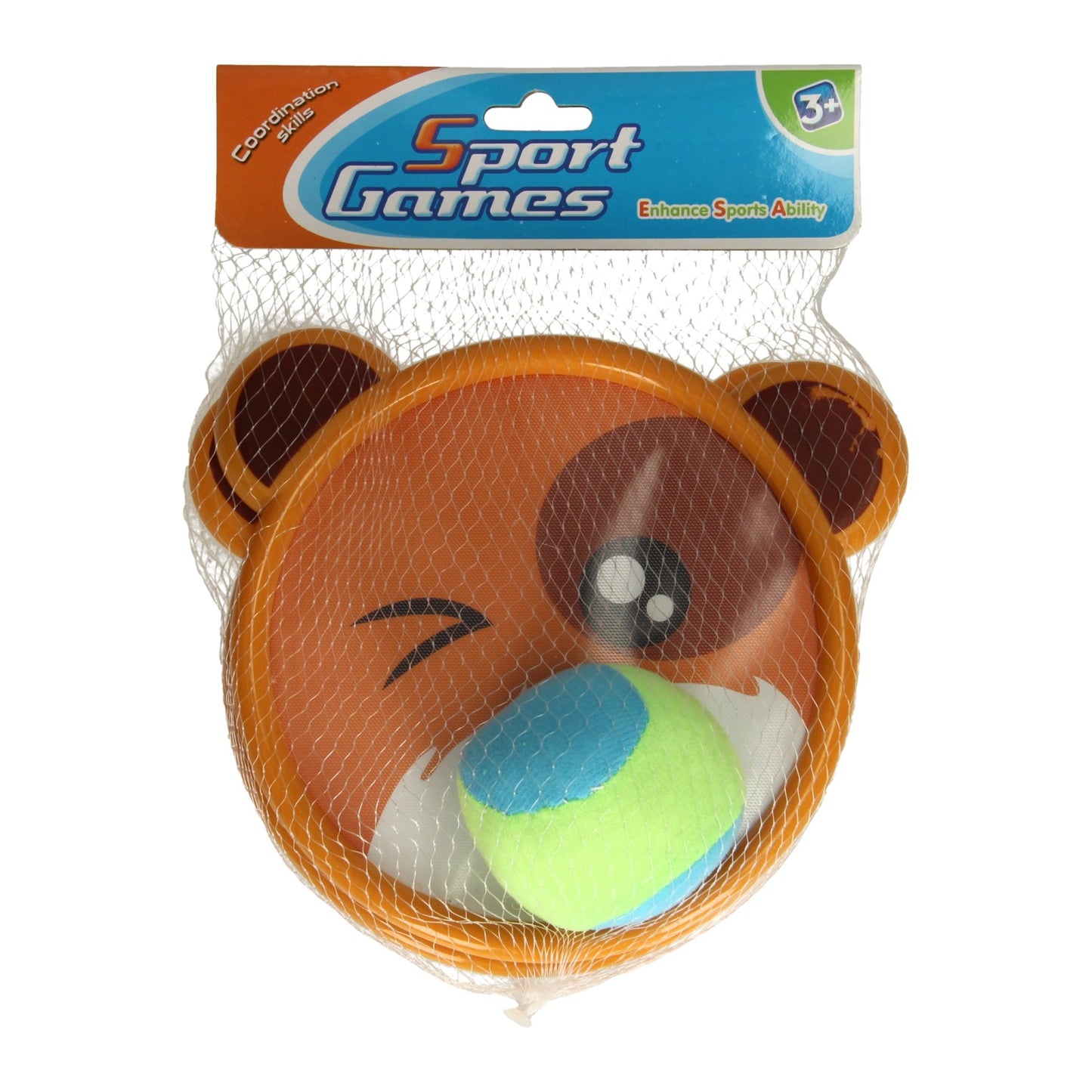 Fangen Sie Wurfspiel -Klettverschlussbär