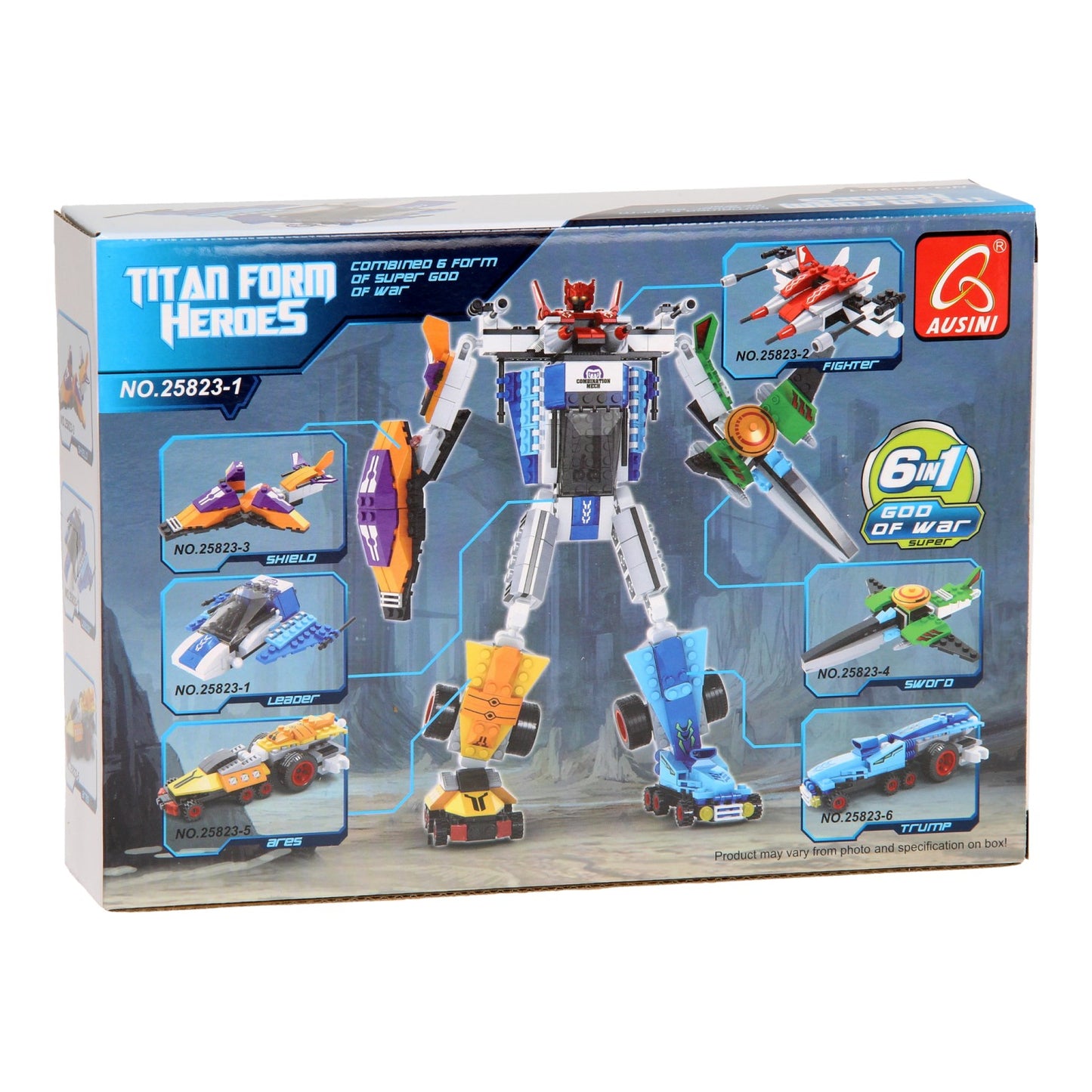 Baukasten Titan Heroes - Space Blue - 84-tlg.