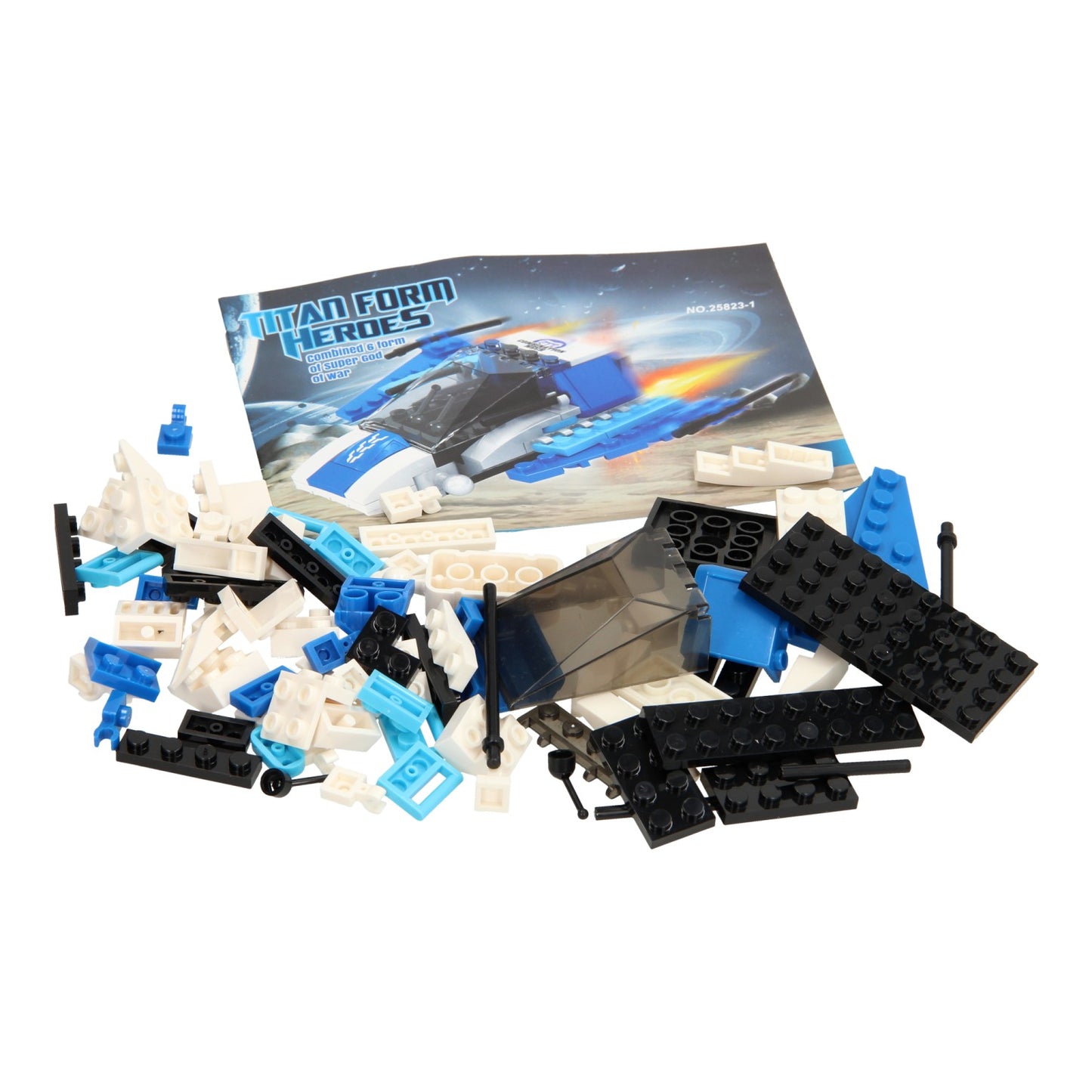 Baukasten Titan Heroes - Space Blue - 84-tlg.