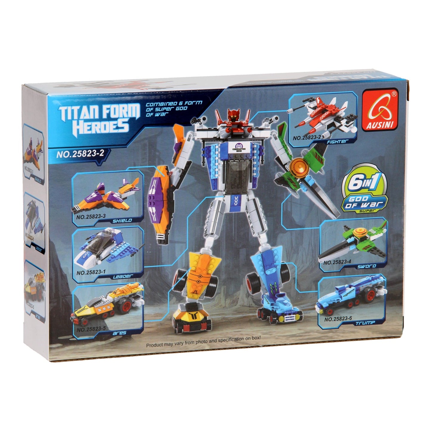 Baukasten Titan Heroes - Space Red - 73 Teile.