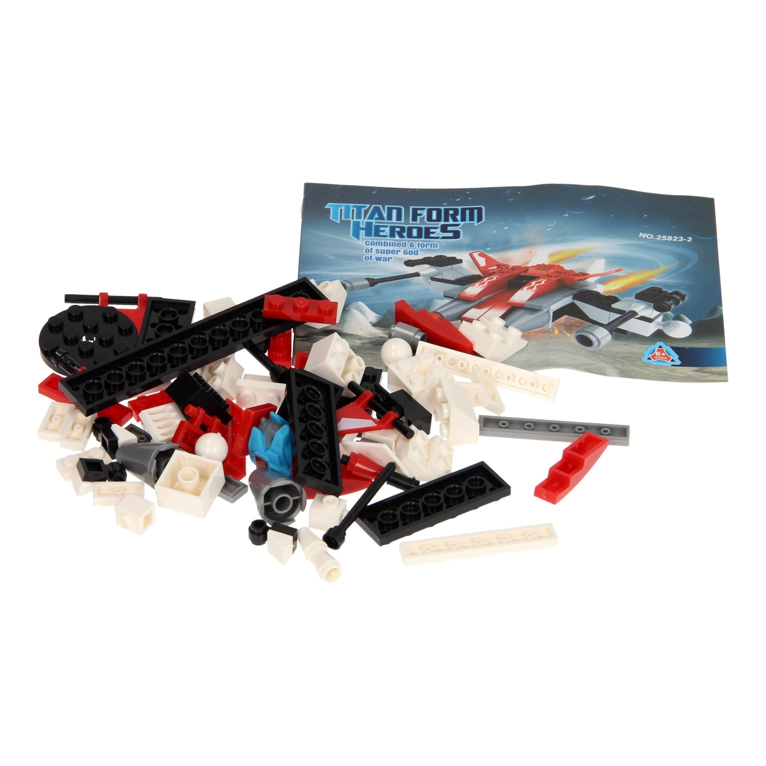 Baukasten Titan Heroes - Space Red - 73 Teile.