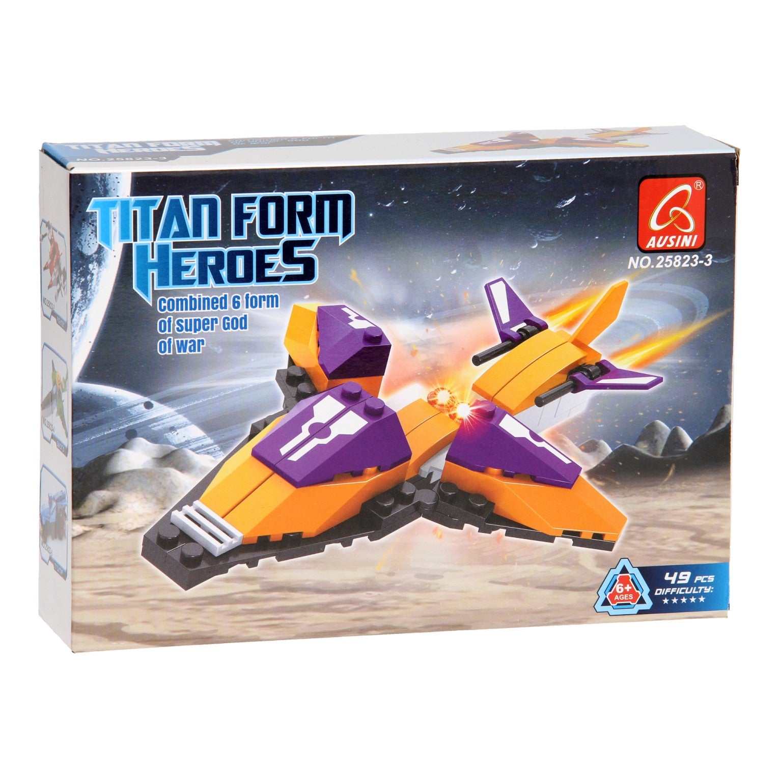 Baukasten Titan Heroes - Space Orange - 49-tlg.