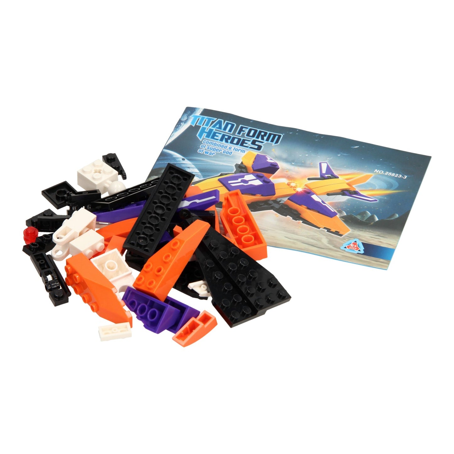 Baukasten Titan Heroes - Space Orange - 49-tlg.