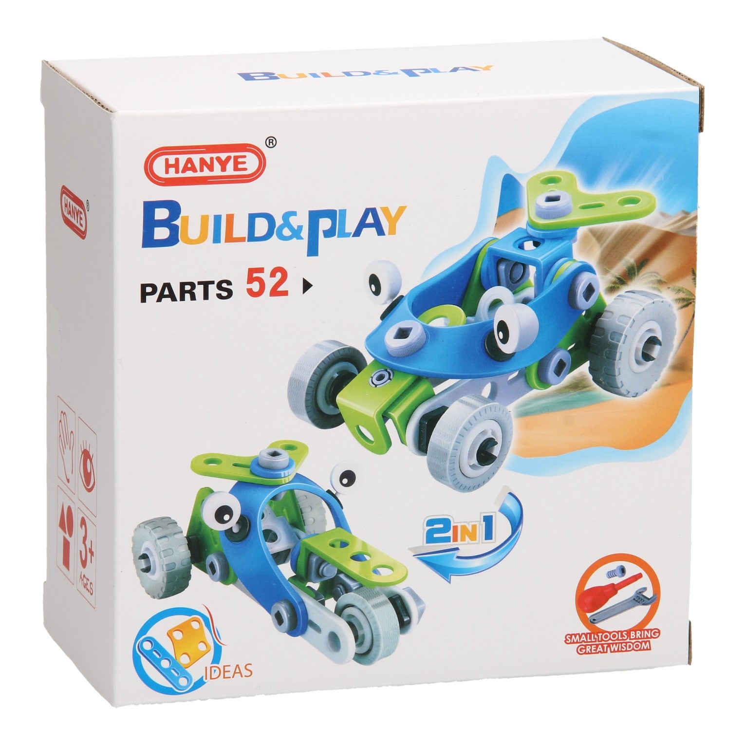 Gebäude Play Set Racing Cars 2in1, 52dlg.