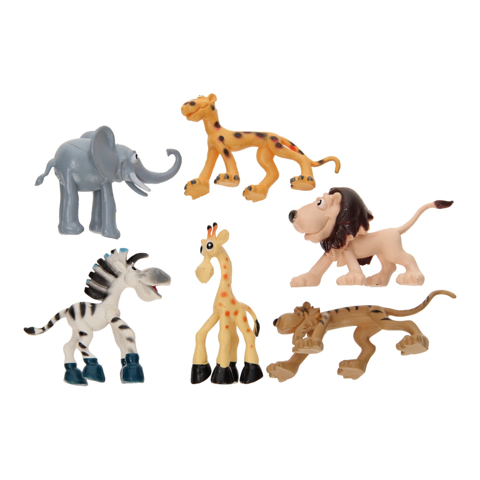 Wahnsinnig wilde Tiere spielen Set 6dlg.
