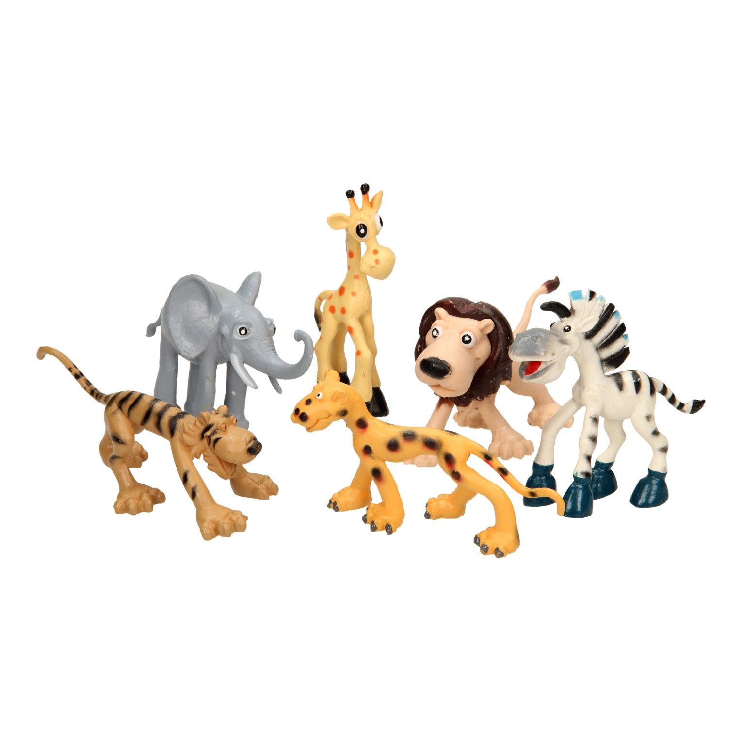 Wahnsinnig wilde Tiere spielen Set 6dlg.
