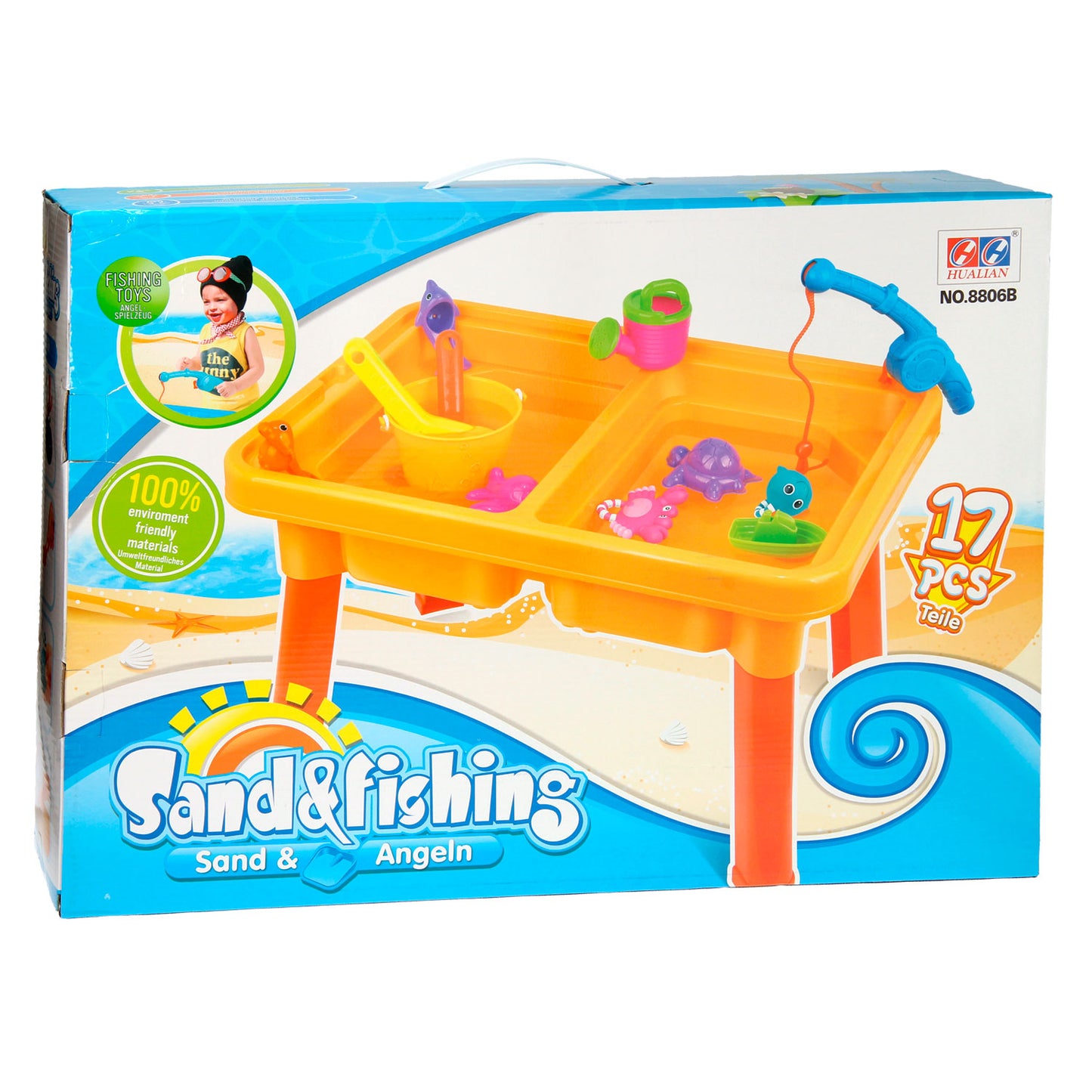 Sandwassertisch mit Zubehör