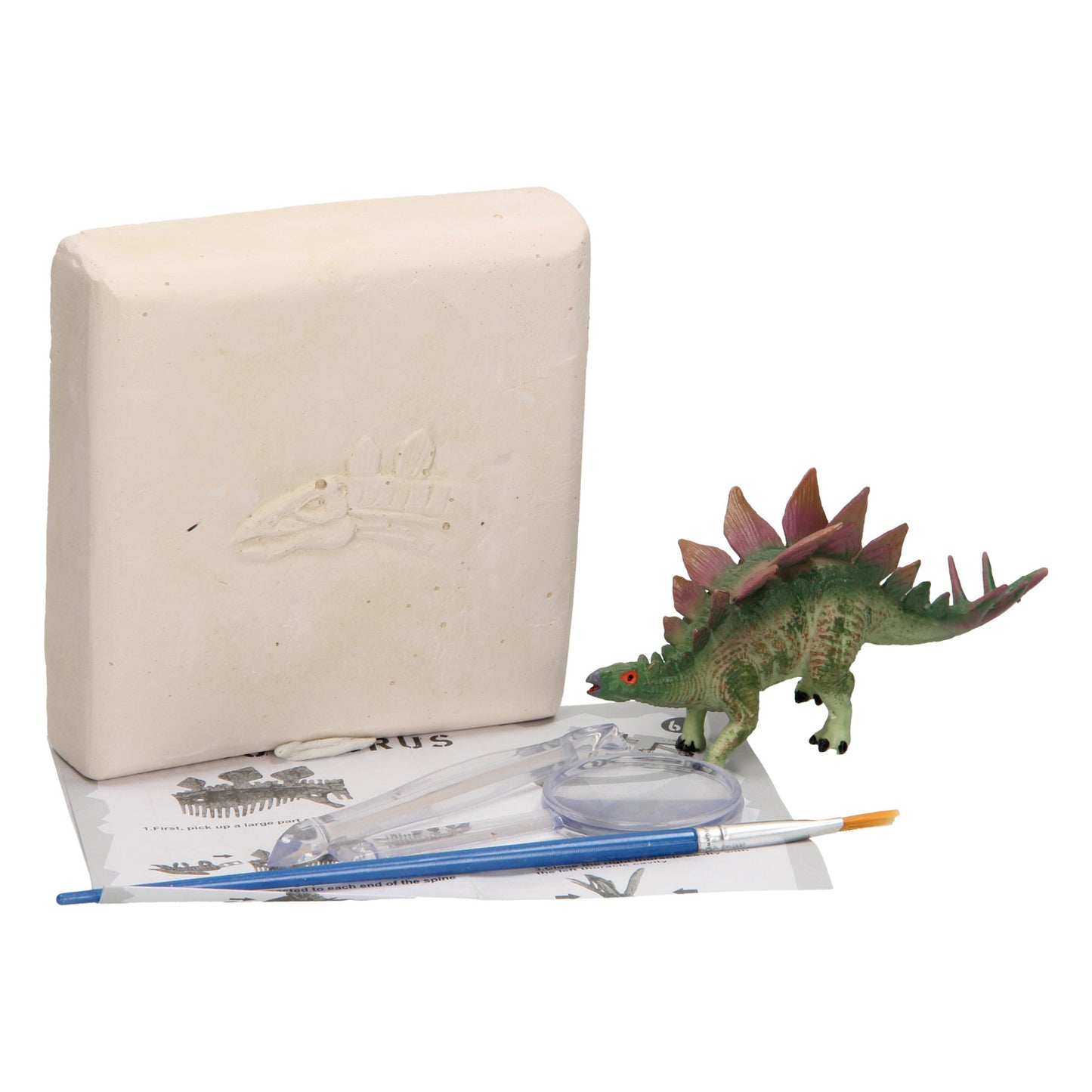 Essen eines Dino-Skeletts