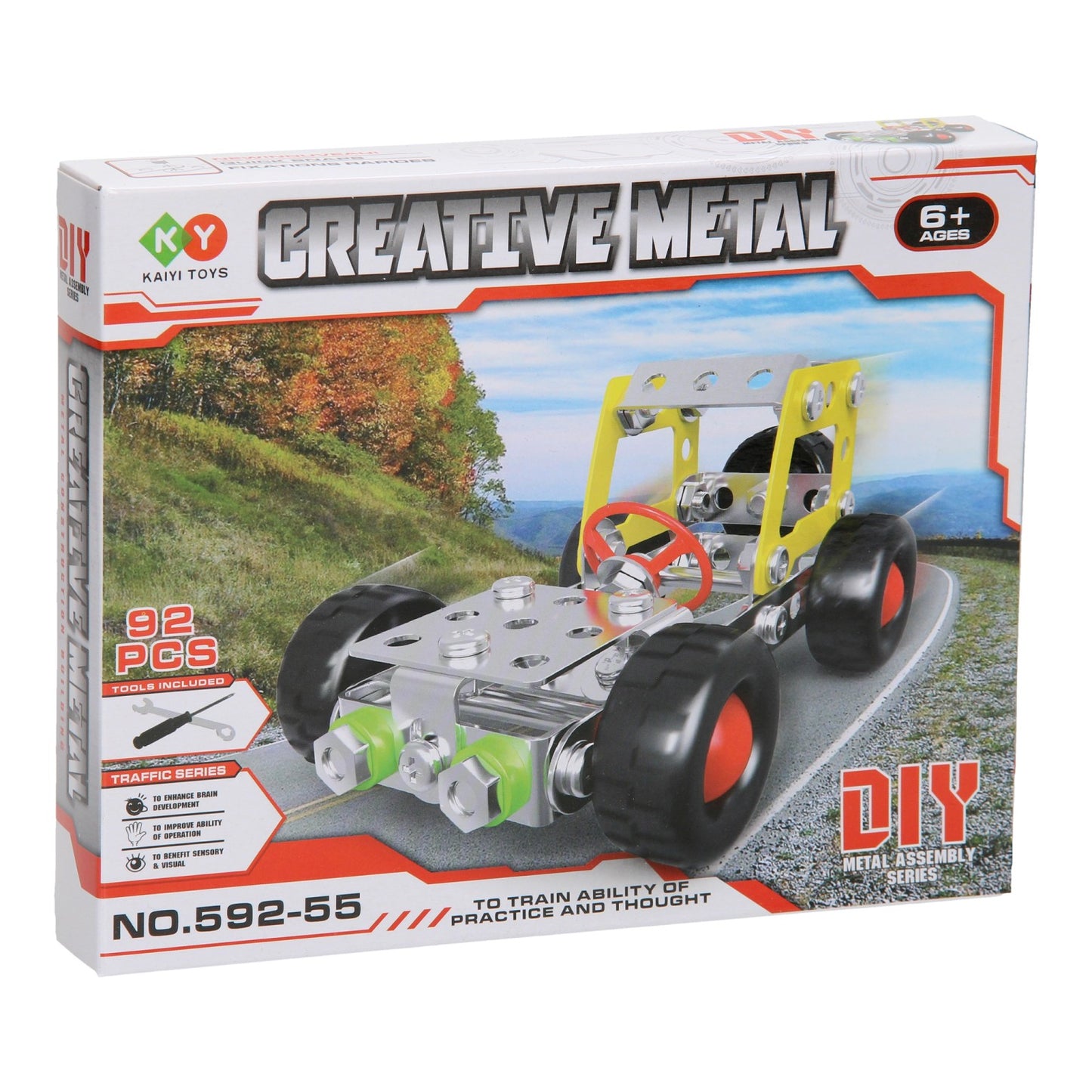 Metall-Cruiser-Bausatz, 92-tlg.