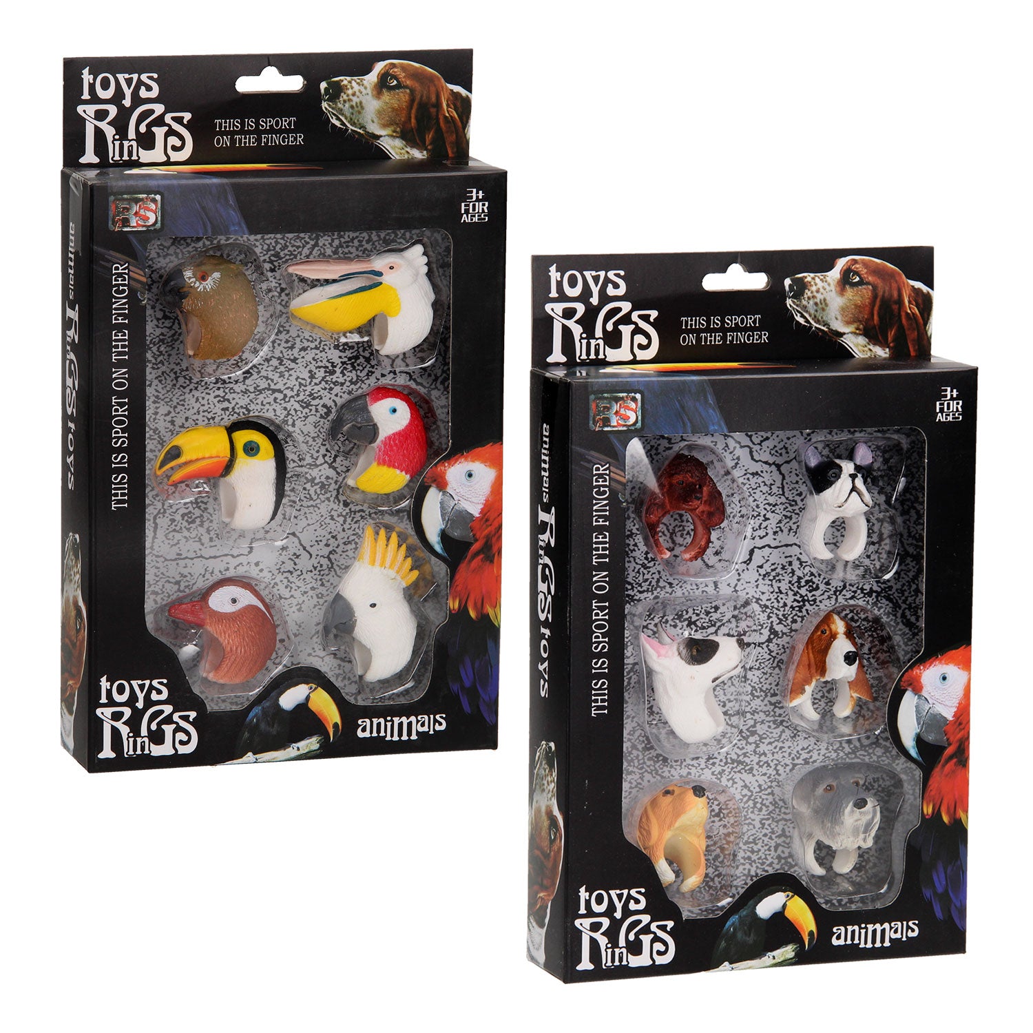 Tiere Fingerpuppen 3D