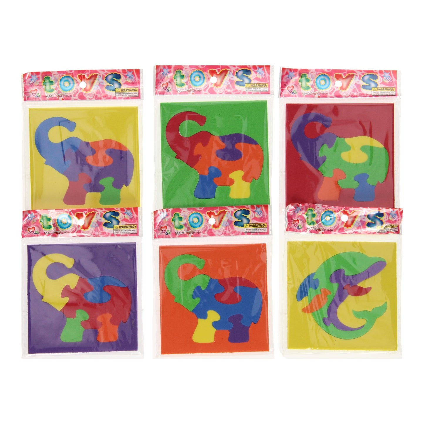 Tierisches Schaumstoffpuzzle