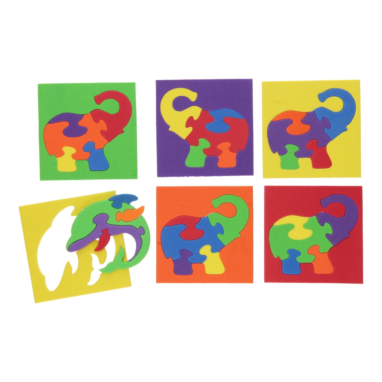 Tierisches Schaumstoffpuzzle