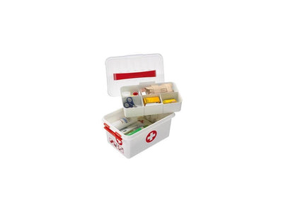 Sonnenwaren Sonnenwaren Q-Line Erste-Hilfe-Box 6L 30x20x14 cm Weiß Rot