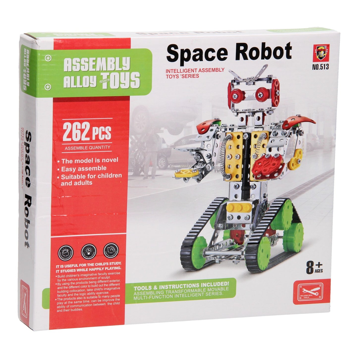 BAU -SET -Metallroboter, 262dlg.
