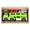 Autotransporter recyceln - grün