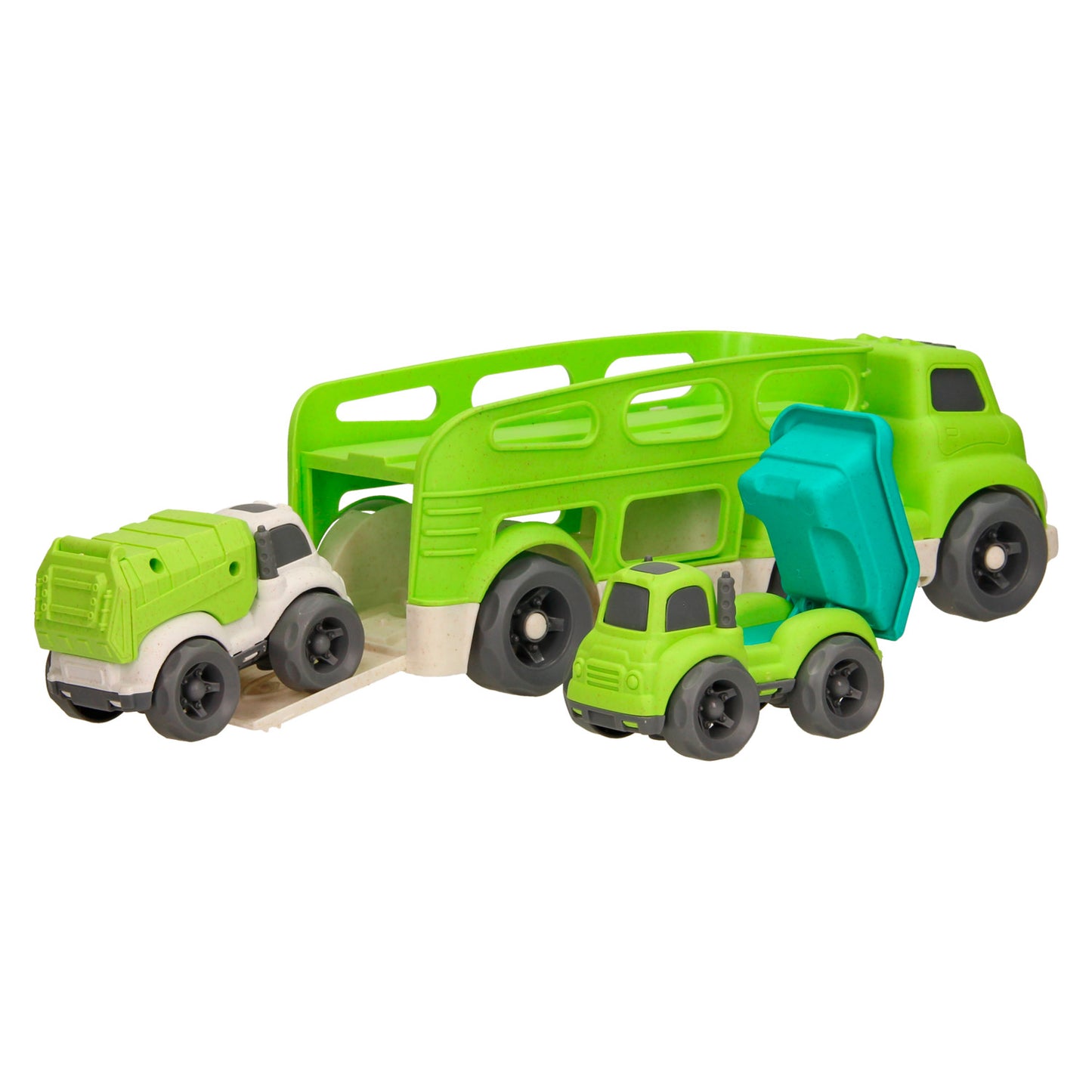 Autotransporter recyceln - grün