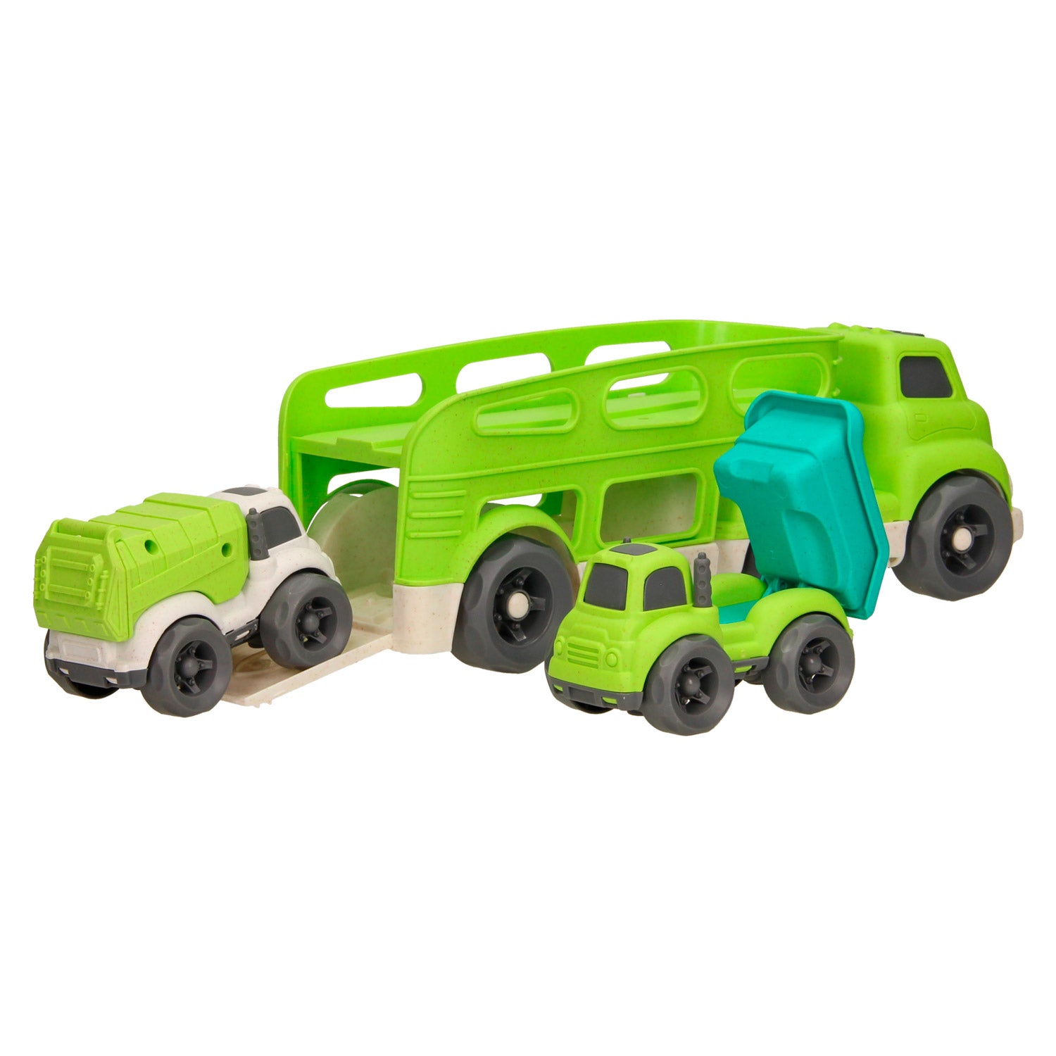 Autotransporter recyceln - grün