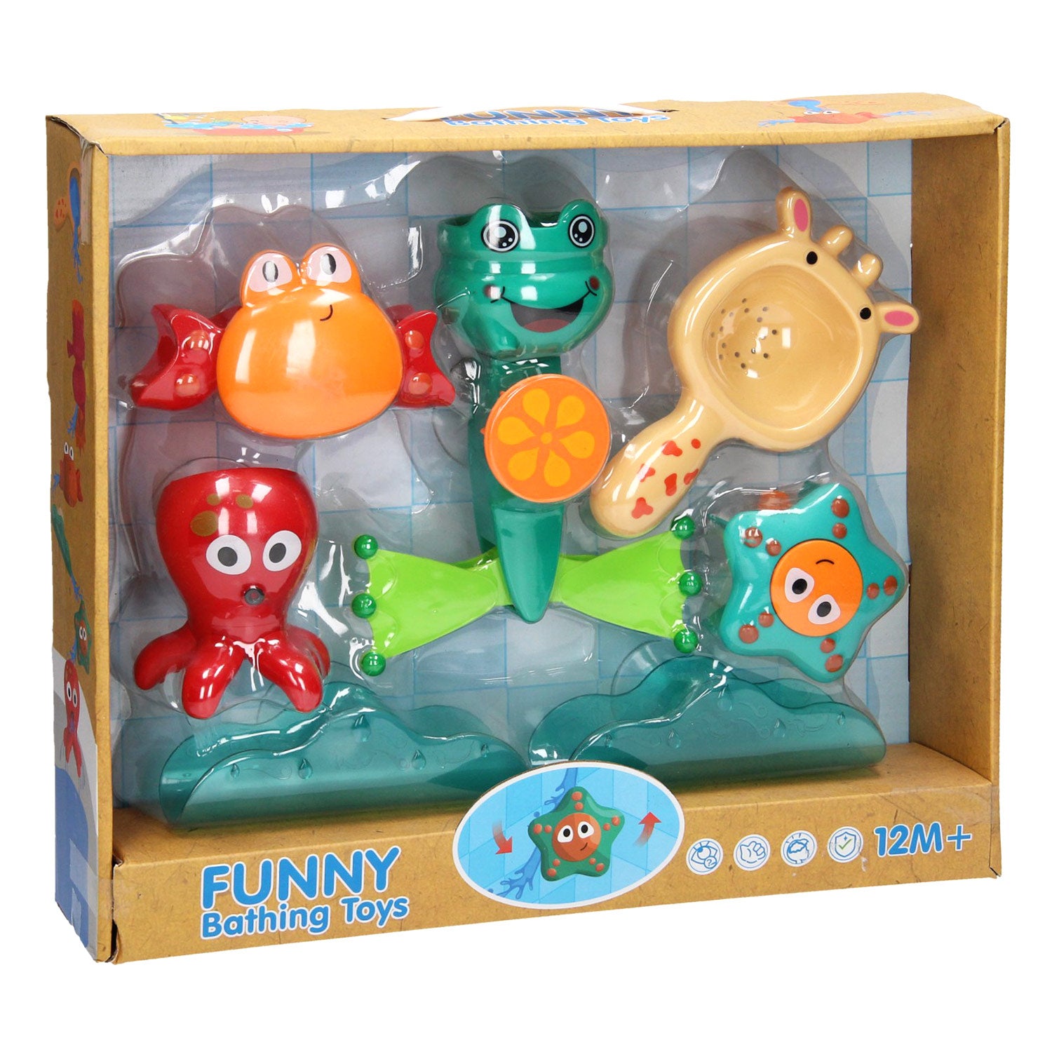 Wasserspiel -Set Frosch