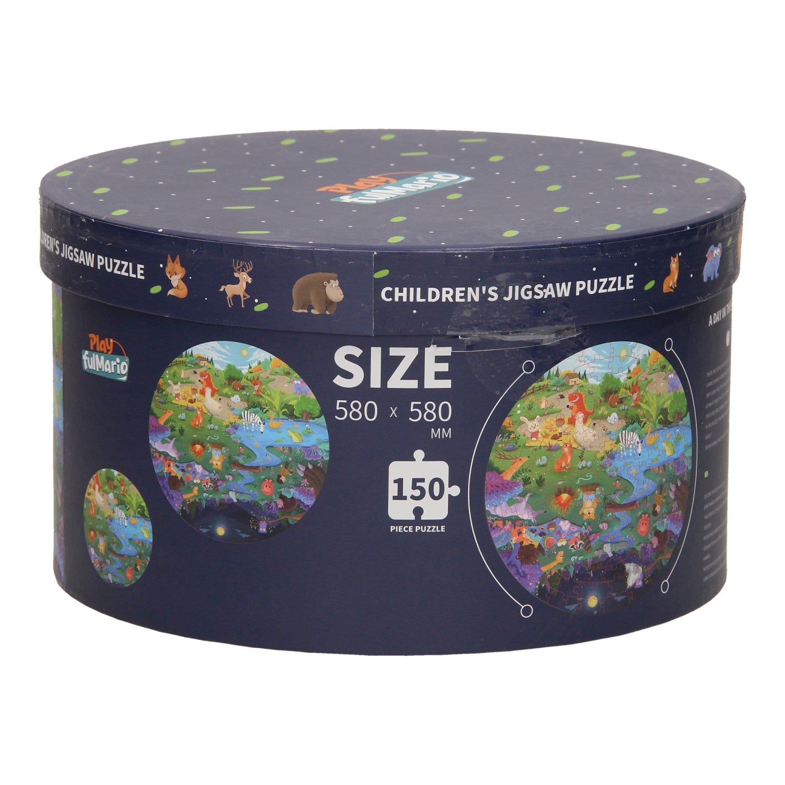 Runde Puzzle in Ablage Box Day Night, 150.