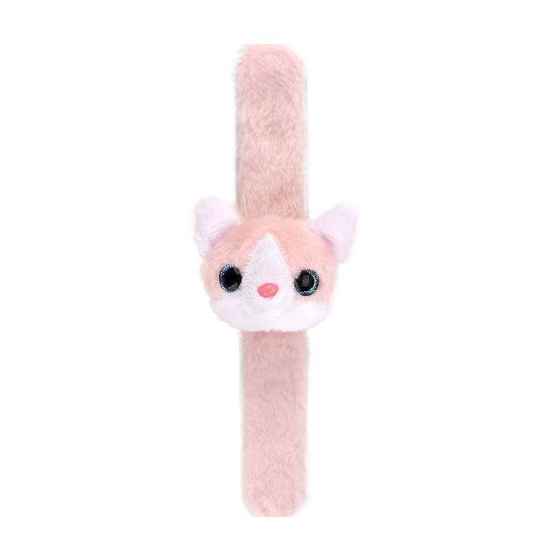 Plüsch-Faltarmband Kitty Pink