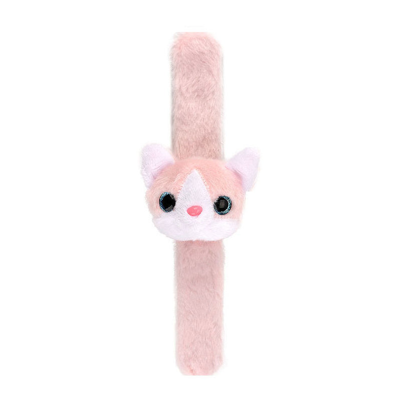 Plüsch-Faltarmband Kitty Pink