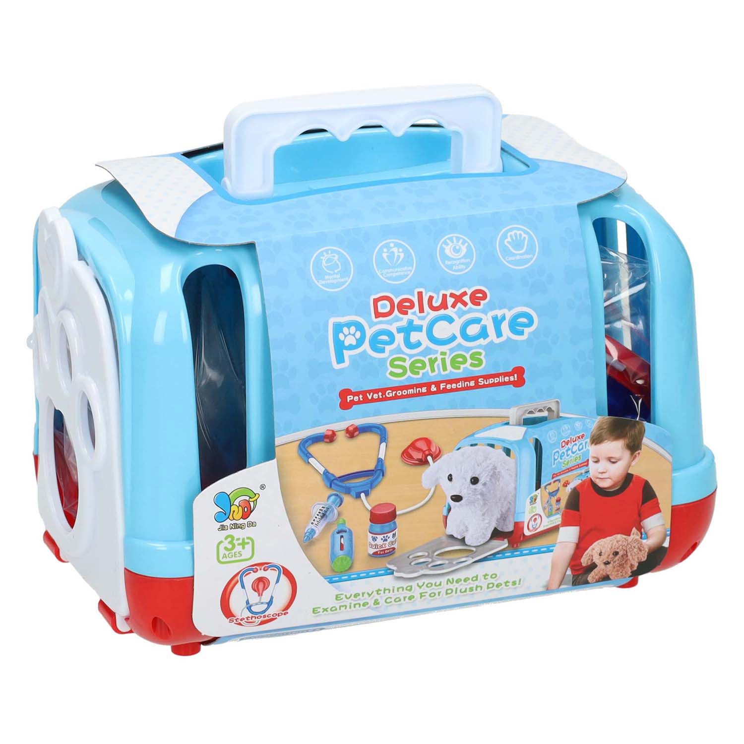 Petcare-Hund in der Kiste