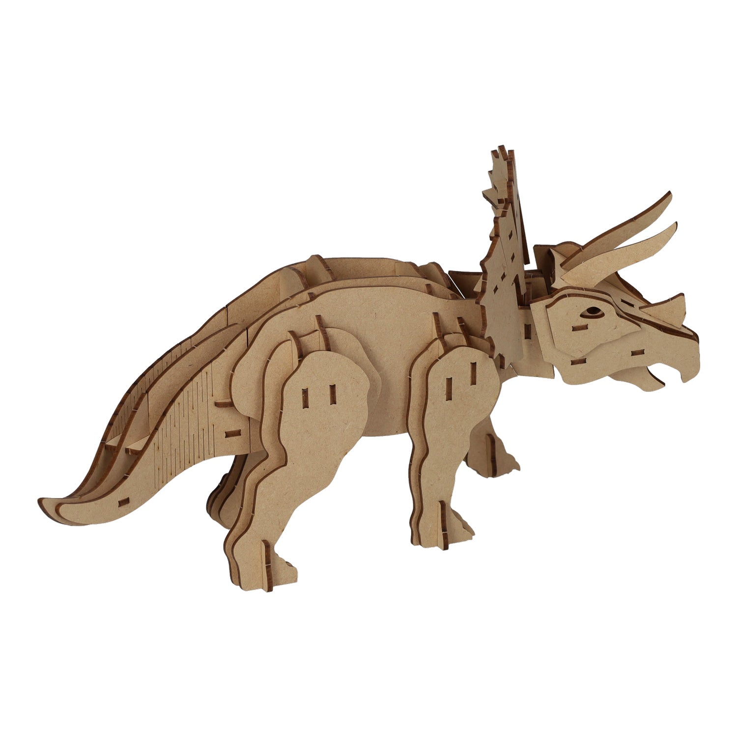 Holzbausatz 3D-Triceratops
