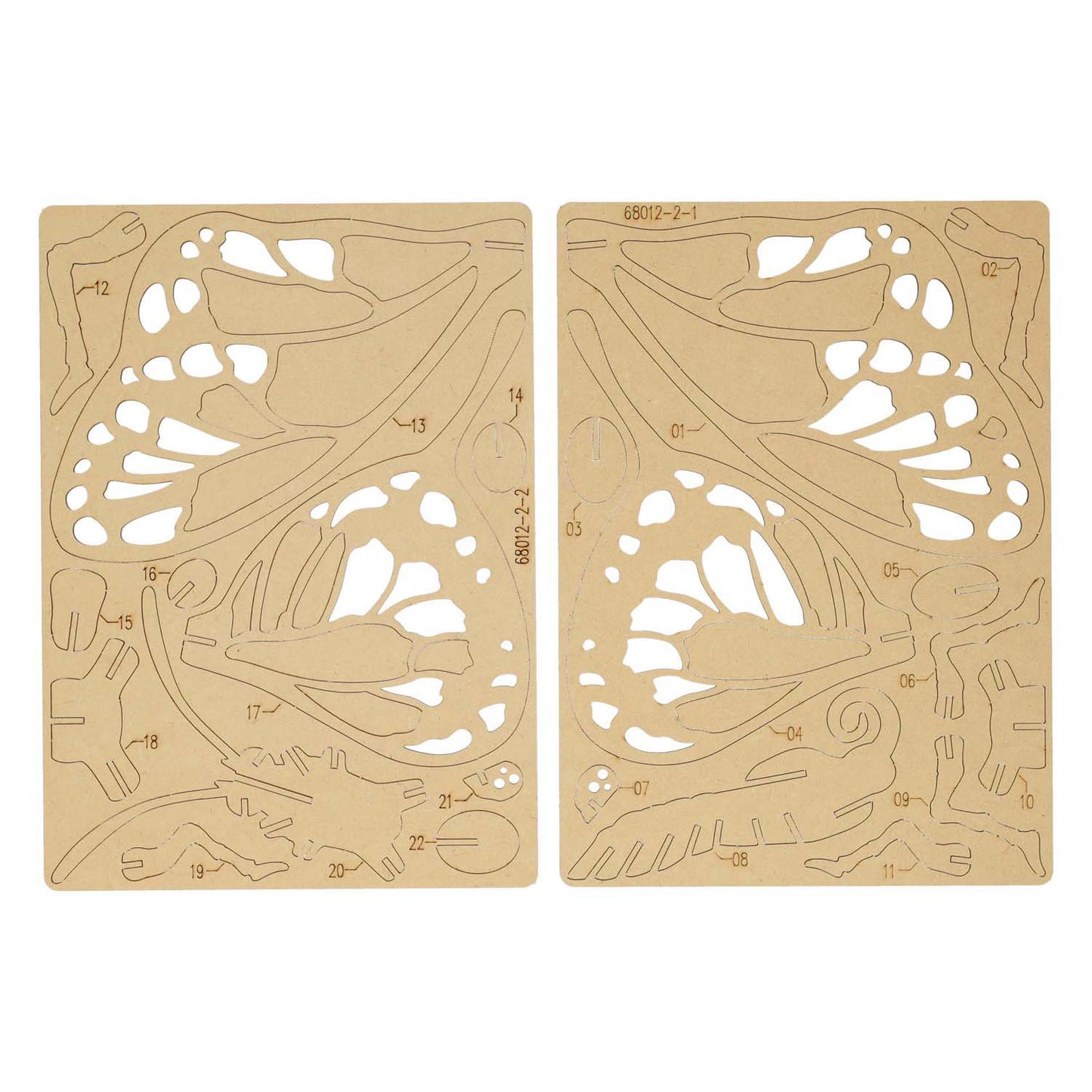 Holzbausatz 3D-Schmetterling